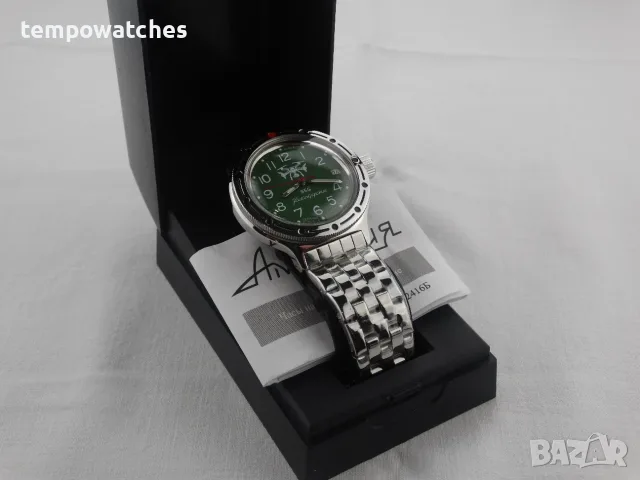 ВОСТОК АМФИБИЯ АВТОМАТИЧЕН- ”Войска Беспилотных Систем” ref: 42092Г, снимка 4 - Мъжки - 56063090