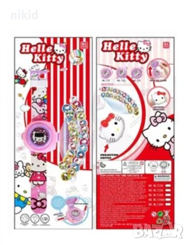 3D детски часовник прожектор Хелоу Коте Кити Hello Kitty , снимка 2 - Детски - 41678986