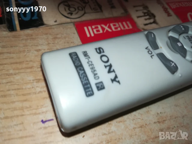 SONY RMT-CE95AD RADIO CASSETTE REMOTE CONTROL-SWISS 3005251207, снимка 4 - Други - 50482472