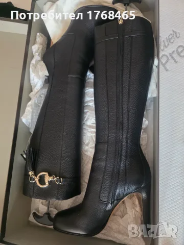 Оригинални ботуши Gucci, снимка 5 - Дамски ботуши - 56243507