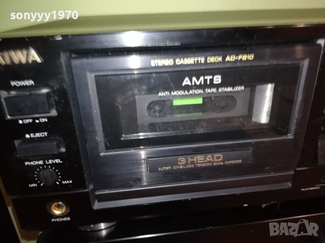 AIWA 3HEAD DECK+AIWA AMPLIFIER 2407231100, снимка 4 - Ресийвъри, усилватели, смесителни пултове - 41640405