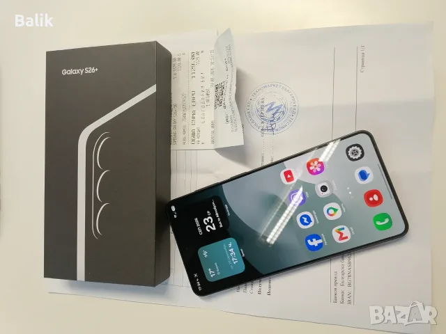 телефон Samsung Galaxy S26+ 512GB – перфектен, гаранция Техномаркет, снимка 4 - Samsung - 56210537