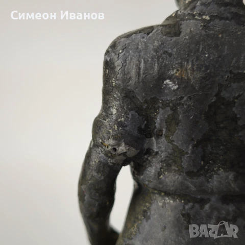 Стара комунистическа мастилница с фигура на работник ковач #6122, снимка 12 - Антикварни и старинни предмети - 51202796