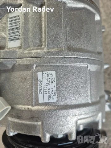 Оригинален компресор за климатик DENSO 447220-8612 за Opel Astra, Zafira, Vectra 2.0/2.2 DTI, снимка 2 - Части - 56202593