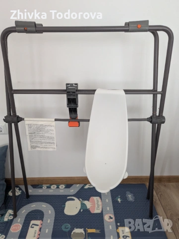 Stokke сгъваема стойка за вана+подложка за новородено