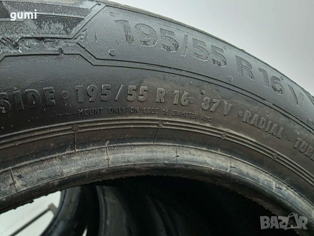 4бр летни гуми 195/55/16 BARUM L05094 , снимка 6 - Гуми и джанти - 53796882