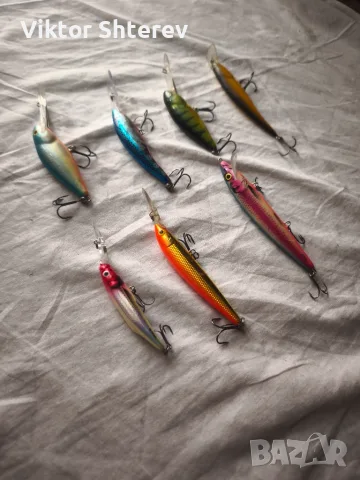 Комплект 7 бр. воблери – 4x Salmo, 2x Rapala, Ugly Duckling, снимка 2 - Такъми - 55979079