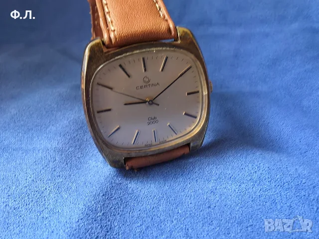 Certina Club 2000 Gold 20k, снимка 6 - Мъжки - 56337480