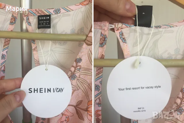 SHEIN С размер Нов Дамски Гащеризон Розор на Нежни Цветя Шейн , снимка 3 - Гащеризони - 47317241