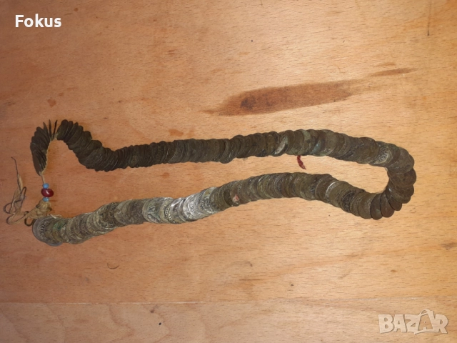 Стар възрожденски накит за но сия наниз акчета, снимка 3 - Антикварни и старинни предмети - 52041726