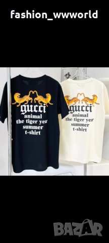 Тениска Gucci Пролет/Лято - реплика, снимка 4 - Тениски - 35971465