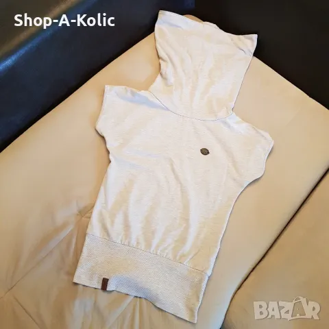 Original NAKETANO High Neck Short Sleeve Sweatshirt Brave New World, снимка 1