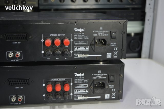 Висок клас Dvd Ресивър teufel ip500 dr 2 броя , снимка 4 - Ресийвъри, усилватели, смесителни пултове - 38962062