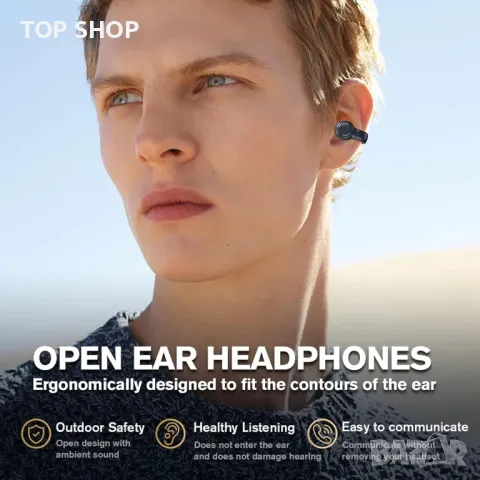 Bluetooth слушалки M47, V5,4 BORN FOR SPORTS, снимка 5 - Bluetooth слушалки - 49291986