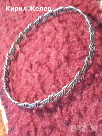 СТАРИННА АЖУРНА СРЕБЪРНА ГРИВНА МНОГО ВИСОКА ПРОБА СРЕБРО РЕТРО ПЛЕТКА РЪЧНА МАЙСТОРСКА РАБОТА 48407, снимка 16 - Антикварни и старинни предмети - 48485585