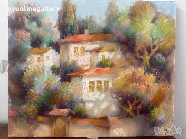 Величко Коларски масло на платно, снимка 4 - Картини - 52825145