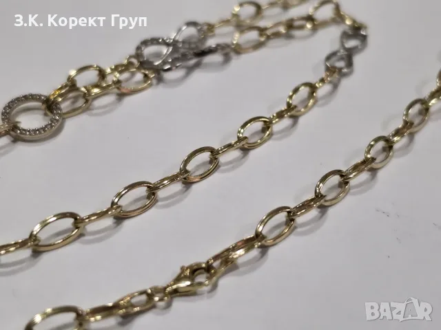Дамски златен синджир 14К 585 / 10,10 гр., снимка 5 - Колиета, медальони, синджири - 55794697