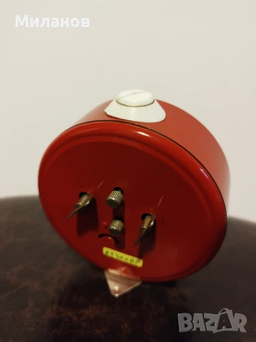 Стар механичен будилник, настолен часовник, снимка 5 - Антикварни и старинни предмети - 50800573