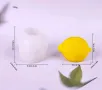 3D голям лимон силиконов молд форма смола калъп фондан шоколад гипс свещ, снимка 7