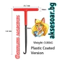  2 бр. издръжлива кука с Т-образна дръжка инструмент за издърпване на пружини за ауспуси спирачки, снимка 12