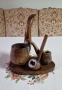 🌟🍂 Декоративен винтидж комплект с дървени лули 🍂🌟, снимка 1