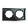 Осветително тяло за вграждане релеф черно модел: 2xAR111, снимка 3