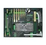 Количка шкаф с инструменти с 7 чекмеджета 5 пълни – Rockforce RFGREEN, снимка 3