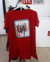 Червена спортна рокля, снимка 1 - Рокли - 36289429