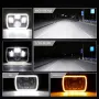 Комплект Правоъгълни LED фарове 5 × 7" H4 букса, 4 – NA210, снимка 2