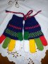 Ръчно плетени сувенирни вълнени детски ръкавички, снимка 2
