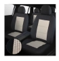 Тапицерия за кола, Бежава с черно, 8 ч., снимка 1
