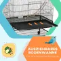Клетка за птици PawHut, включваща кацалки, играчки за птици, снимка 10
