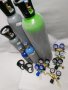 Технически газове бутилки 1л;2;3;7;10;13.4;20л и вентили