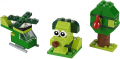 НОВИ! LEGO® Classic 11007 - Зелени творчески тухлички  , снимка 3