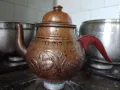 меден чайник с ръчна декорация, снимка 3