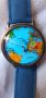 Кварцов часовник, модерен дизайн - циферблат географска карта, стрелка самолет , снимка 10