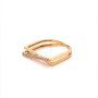 Златен дамски пръстен 2,08гр. размер:57 14кр. проба:585 модел:20058-2, снимка 3