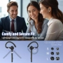 Нова Bluetooth 5.3 слушалка с Dual Mic, шумопотискане и 90 часа работа за спорт офис, снимка 7