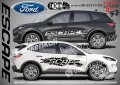 Ford Escape стикери надписи лепенки фолио SK-SJV1-F-ES, снимка 1 - Аксесоари и консумативи - 43441365