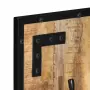 vidaXL Закачалка портманто 35x8x110 см масивно дърво манго, снимка 3