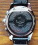 Lige Design Silver Blue Black 8951D Луксозен мъжки кварцов часовник с кожена каишка, снимка 4