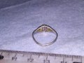 СТАР ПОСРЕБРЕН СКЪПОЦЕНЕН РЕТРО АРТ ПРЪСТЕН от БЛАГОРОДНА СТОМАНА 38598, снимка 3
