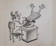 Стоян Гроздев 1942 / 1994 Карикатура Без думи от 1990те год., снимка 4