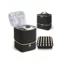 Черна чанта за маникюр с 2 нива и място за инструменти 4650, снимка 3