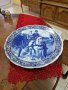 Огромна оригинална антикварна холандска порцеланова чиния за стена- DELFT, снимка 1 - Антикварни и старинни предмети - 41420172