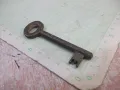 Ключ стар бронзов за брава, снимка 3