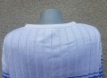 4XL Нов  пуловер в бяло и синьо, снимка 8