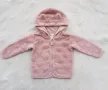 Бебешки пухен суичър H&M 6-9 месеца, снимка 4