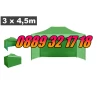 Градинска сгъваема шатра 3х4.50м с три страници, шатра хармоника 3х4.5, снимка 1