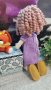 Плетена играчка Кукла Вика + подарък Зайче,  Ръчно изработена, Перфектен подарък, снимка 14